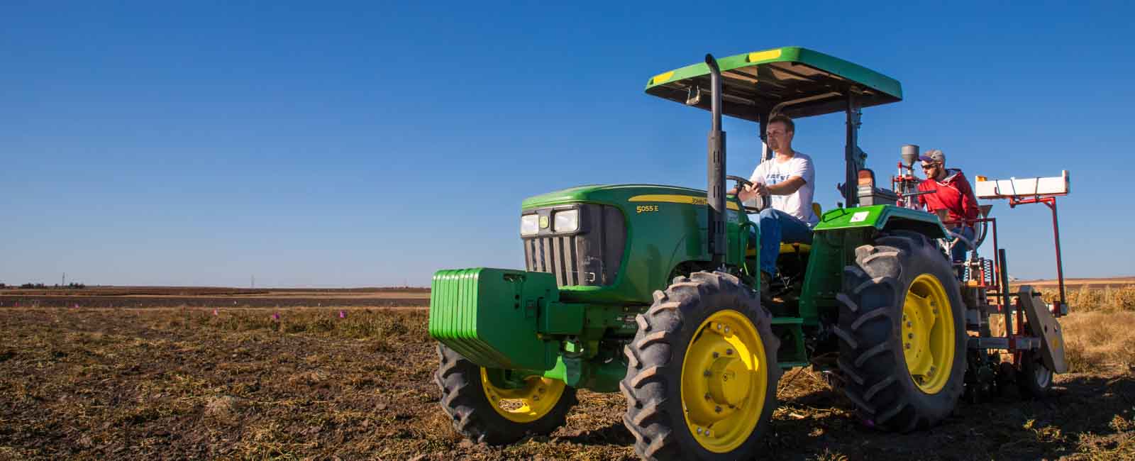 Photo of the WKREC Agricultural Research Center Hays cattle systems research feedlot